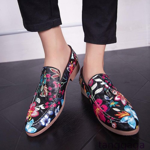 floral mens dress shoes